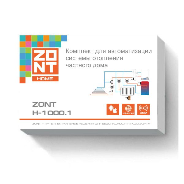 ZONT H-1000.01 - Комплект для автоматизации системы отопления частного дома