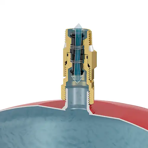 Устройство AstroFast. Разрез. Вид в сборе