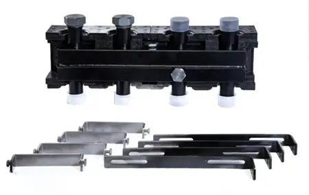 Коллектор ECO2 MINI DN20 с креплениями и без изоляции