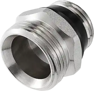 Ниппель редукционный, 1/2 x 3/4, Евроконус никелированный, TECEspring AX