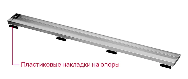 Пластиковые накладки на опорах основы